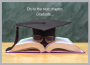 Graduation Greeting Card Open Book With Cap