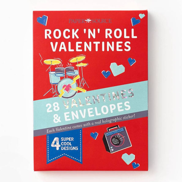 Rock And Roll Valentine Card Set