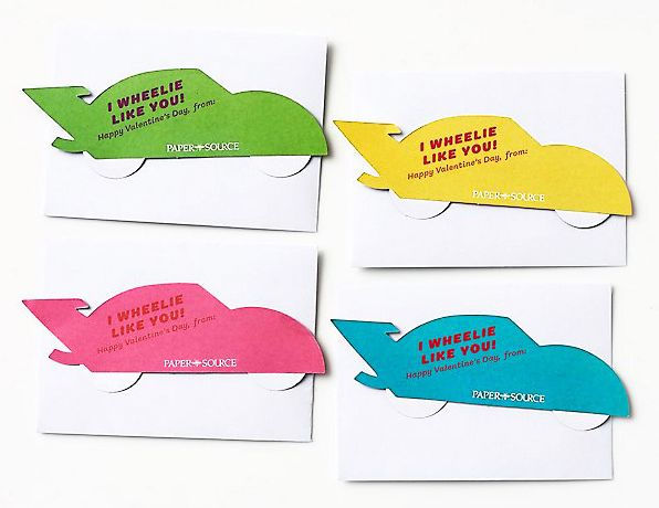 Racecar Classroom Valentine Card Set