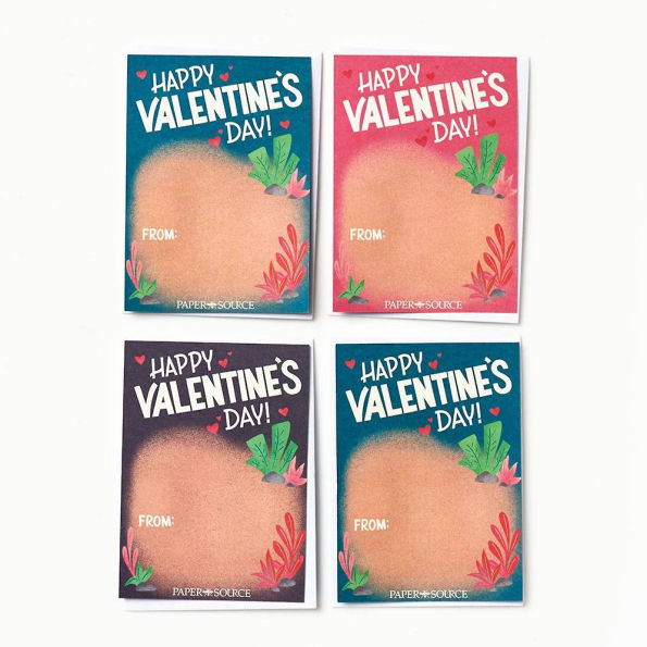 Scratch & Reveal Classroom Valentine Card Set