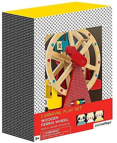 Wooden Ferris Wheel Carnival Play Set