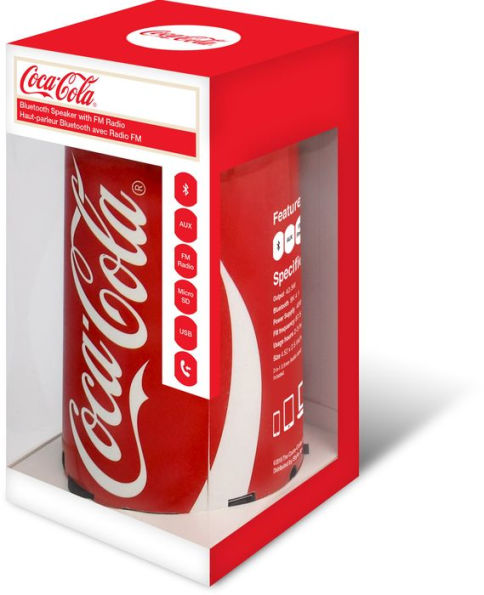 Coca Cola Bluetooth Speaker with FM Radio