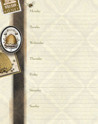 Title: Honey & Grey Jumbo Weekly Planner, Author: Lang