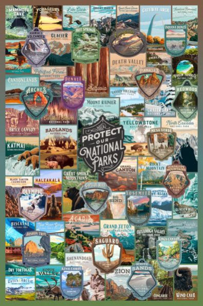 Protect Our National Parks 1000 Piece Puzzle