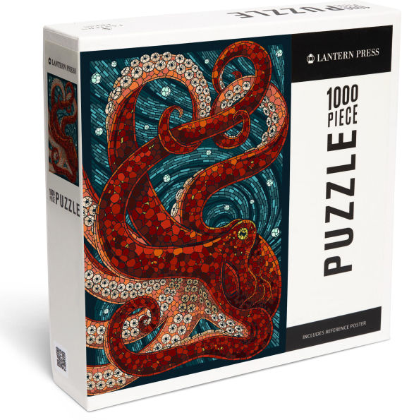 500 Octopus Paper Mosaic Puzzle