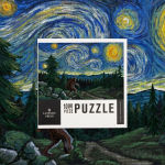Alternative view 7 of Bigfoot Starry Night 500 Piece Puzzle
