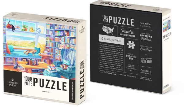 Woodblock Cities 500 Piece Puzzle