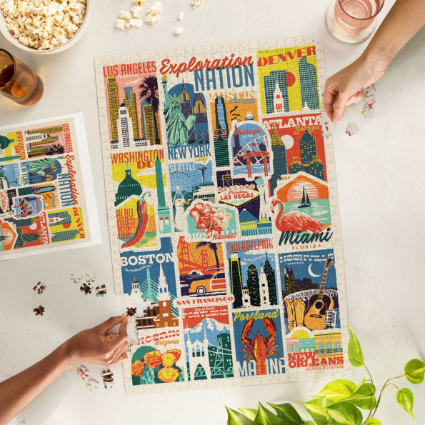 Literary Beach Cats 500 Piece Puzzle (B&N Exclusive)