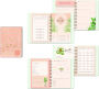 B&N Exclusive Take Care Peach Diamonds Guided Journal