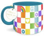 Rainbow Check Mug