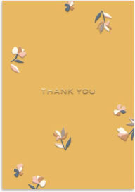 Title: Tiny Floral Thank You Note Cards Set of 12