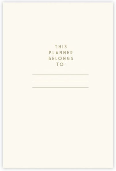 Wildflowers Undated Planner
