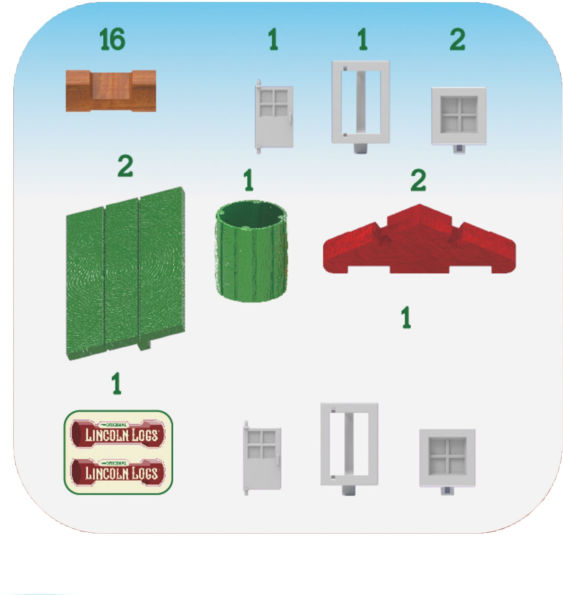 Lincoln Logs Mini Classic