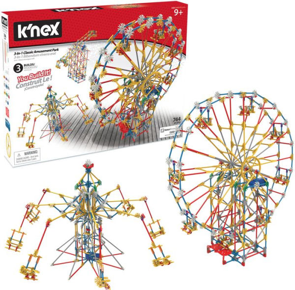 KNEX 3-in-1 Classic Amusement Park Building Set