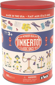 Title: Tinkertoy Classic Retro Building Tin