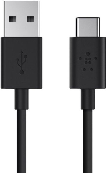 Belkin F2CU032bt04-BLK Mixit Up 2.0 USB-A/USB-C Charge Cable 480MBPS 4'' Black