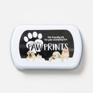 Title: ColorBox Paw Prints Black