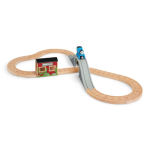 Alternative view 2 of Fisher-Price Thomas the Train Wooden Railway 5-in-1 Up and Around Set