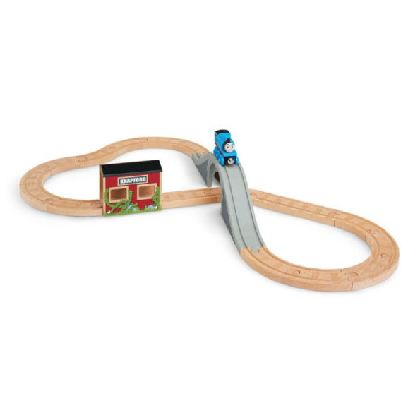 Fisher-Price Thomas the Train Wooden Railway 5-in-1 Up and Around Set