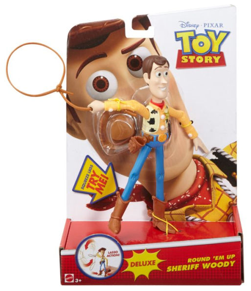 Toy Story Deluxe Round Em Up Sheriff Woody Figure