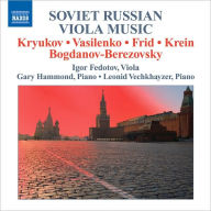 Title: Soviet Russian Viola Music, Artist: Kryukov / Vasilenko / Fedotov /