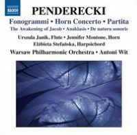 Penderecki: Fonogrammi; Horn Concerto; Partita