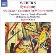 Title: Webern: Symphony; Six Pieces; Concerto for 9 Instruments, Artist: Robert Craft