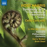 Ross Harris: Cello Concerto; Symphony No. 4