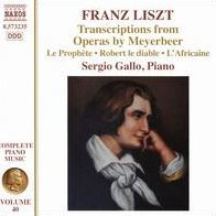 Franz Liszt: Transcriptions from Operas by Meyerbeer