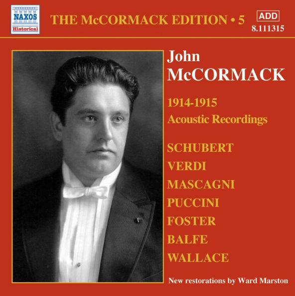 John McCormack: 1914-15 Acoustic Recordings