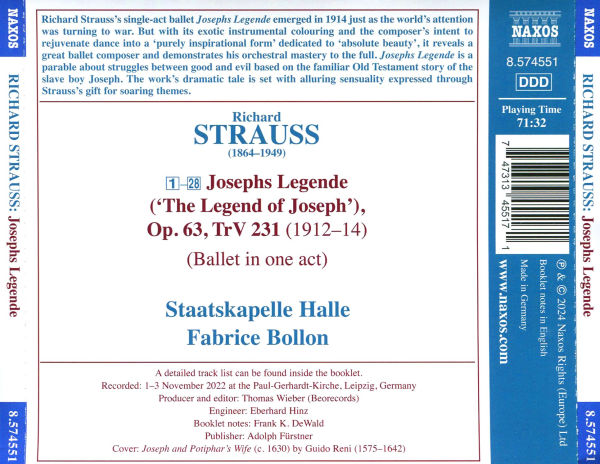 Richard Strauss: Josephs Legende