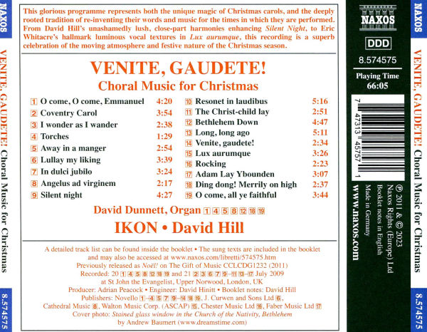 Venite, Gaudete!: Choral Music for Christmas