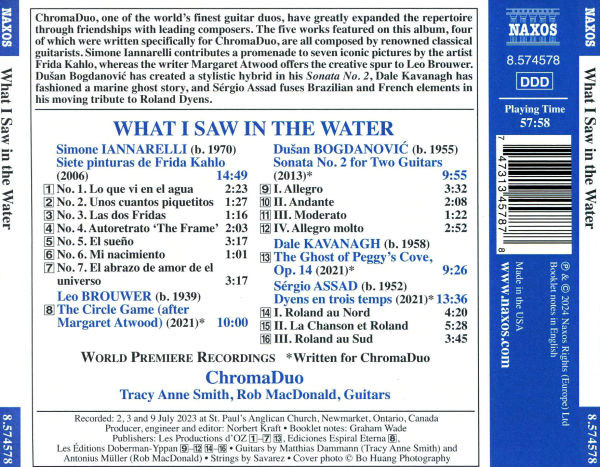 What I Saw in the Water: 21st-Century Works for Guitar Duo