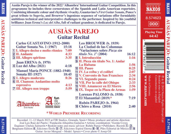 Ausiàs Parejo: Winner 2022 Alhambra International Guitar Competition