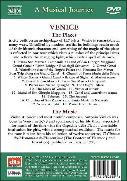 A Musical Journey: Venice, Italy - City of Water and Light