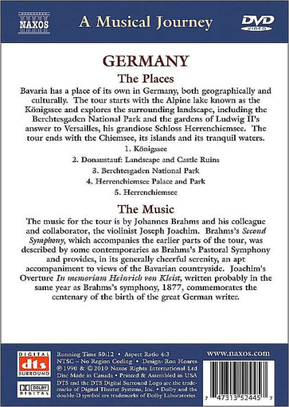A Musical Journey: Germany - Bavarian Lakes and Schloss Herrenchiemsee