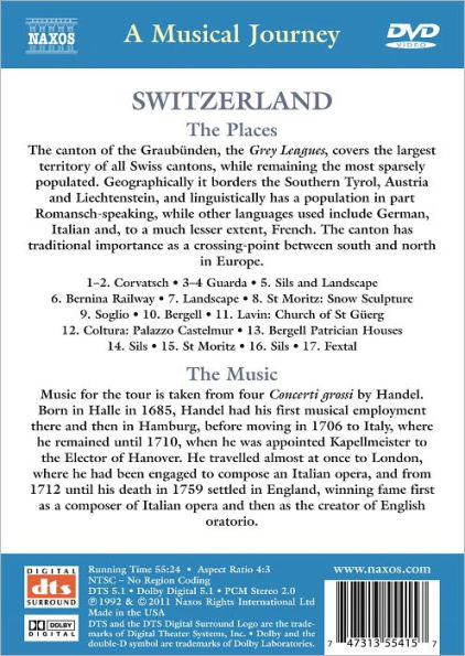 A Musical Journey: Switzerland - A Musical Tour of the Graubunden