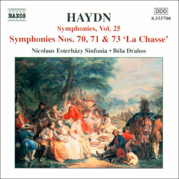 Haydn: Symphonies, Vol. 25 - Nos. 70, 71 & 73 "La Chasse"