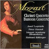 Mozart: Clarinet Concerto; Bassoon Concerto