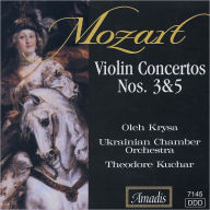Title: Mozart: Violin Concertos Nos. 3 & 5, Artist: Mozart / Krysa / Kuchar / Ukrainian Chamber Orch