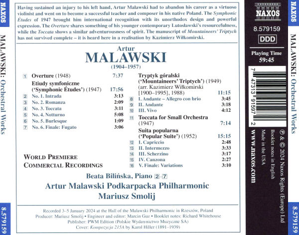 Artur Malawski: Orchestral Works