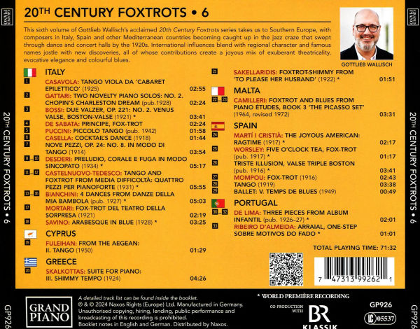 20th Century Foxtrots, Vol. 6: Southern Europe