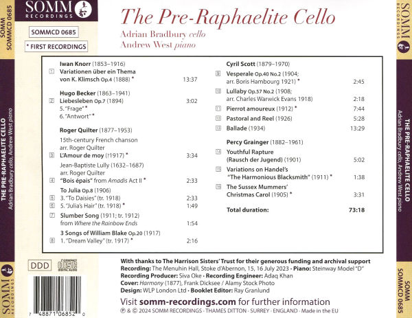 The Pre-Raphaelite Cello