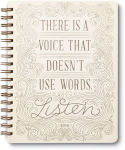 Alternative view 1 of There is a Voice That Doesn't Use Words Wire Notebook