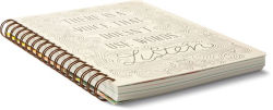 Alternative view 7 of There is a Voice That Doesn't Use Words Wire Notebook