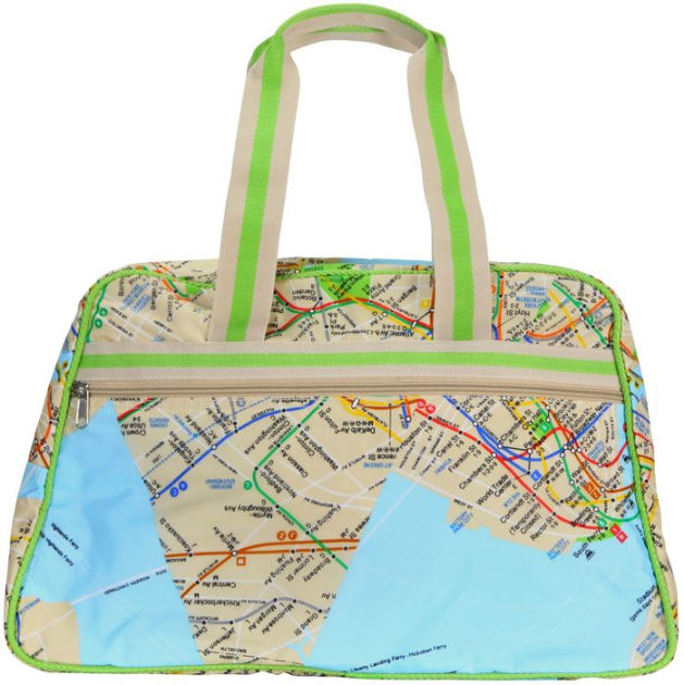 NYC Subway Map Large Carrying Bag | 749809001824 | Item | Barnes & Noble®