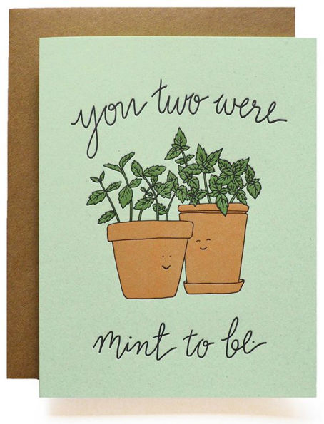 Greeting Card Mint to Be