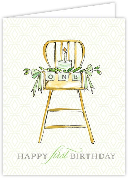 BDAY Highchair 1st Birthday
