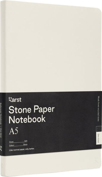 Karst Stone Paper Taccuino A5 Hardcover Black Lined - ITZI HUB