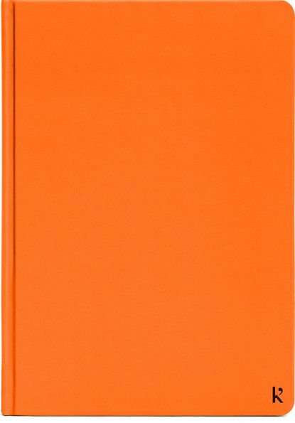 Karst Stone Paper A5 Hardcover Notebook - Tangerine (Lined)